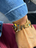 Custom Name Bangle Bracelet