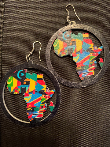 Black African Earrings