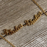 Earrings & Anklet Name Set (Style A)